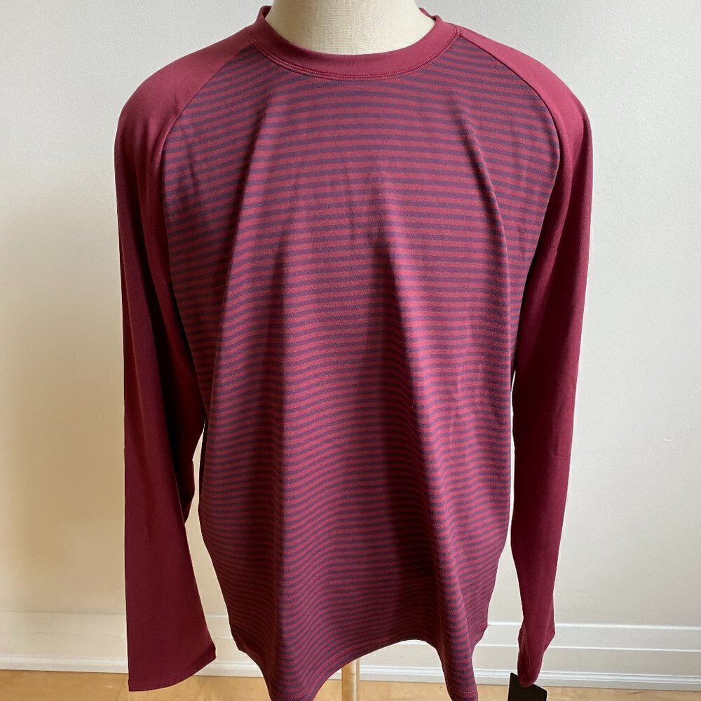 MPG Bnwt Mens Long Sleeve Striped Shirt Xxlarge
